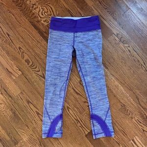 Lululemon Purple Cropped Leggings